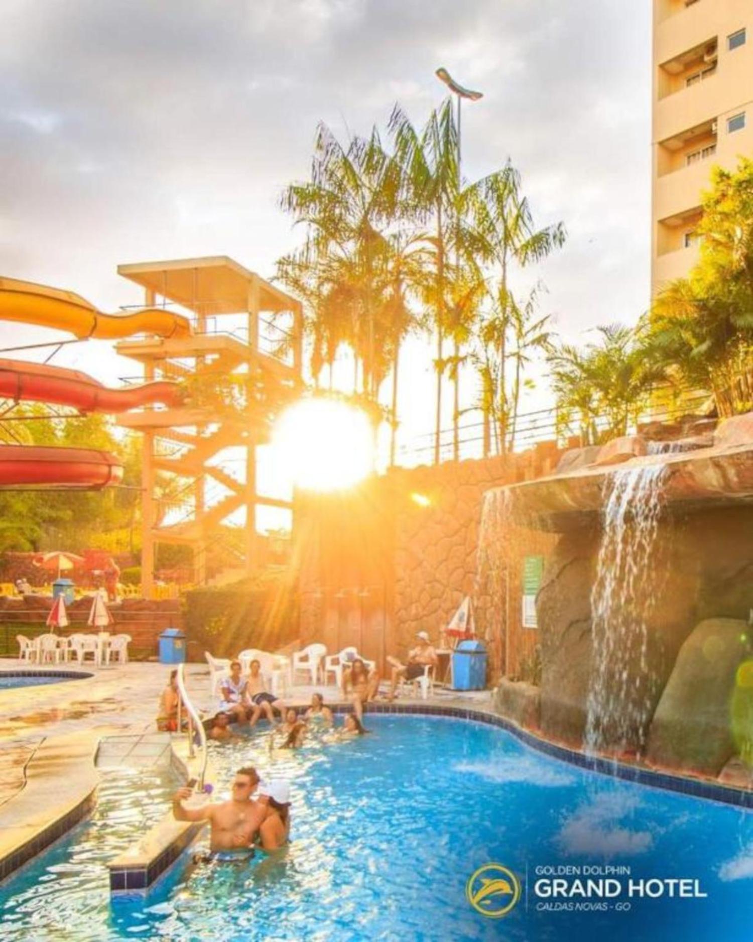 Caldas Novas, Golden Dolphin Grand Hotel, Quarto Sala Cozinha Aconchegante, Ap 361 Eksteriør bilde